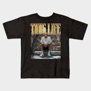 President Thug Life Viral Preppy Edgy, The Golden Thug Life, 80s TV Sitcom Kids T-Shirt